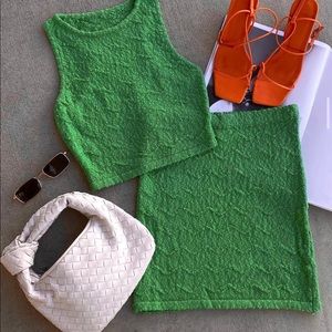 🤍 Woven Top Knot Vegan Leather Mini Bag 🤍